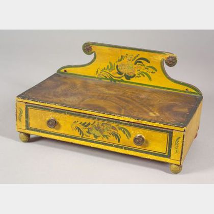 Fancy Painted Pine Dressing Box