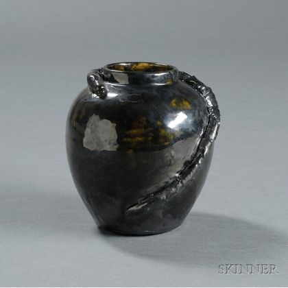 George Ohr Snake Vase