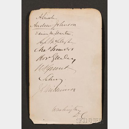 19th Century Autograph Book