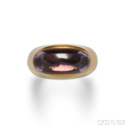 18kt Gold and Amethyst Ring, De Vroomen