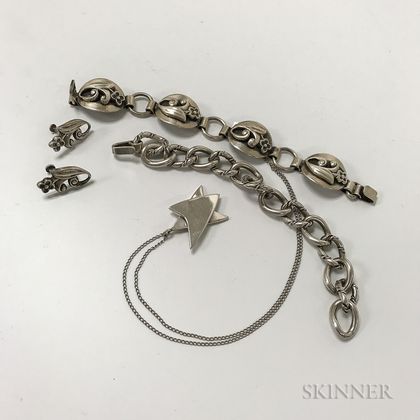 Group of Modern Sterling Silver Jewelry