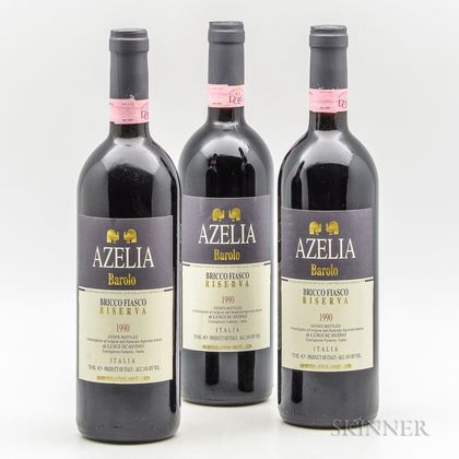 Azelia (Luigi Scavino) Barolo Bricco Fiasco Riserva 1990, 3 bottles 