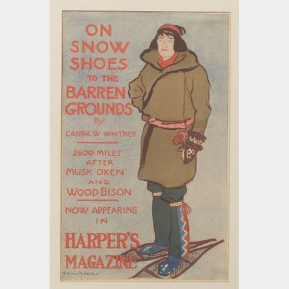 Edward Penfield Harper's Snow Shoes 1896