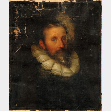 Manner of Sir Anthony van Dyck (Flemish, 1599-1641) Portrait of a Gentleman.