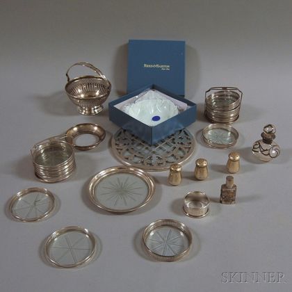 Group of Sterling Silver and Silver-mounted Tableware