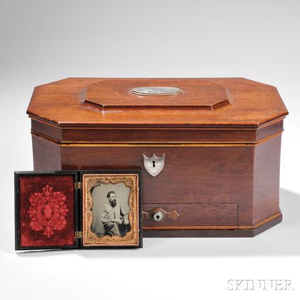 Augustus Romaldus Wright's Toiletry Box and Images