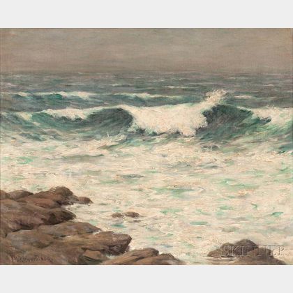 Francis Henry Richardson (American, 1859-1934) Breaking Wave, Isles of Shoals