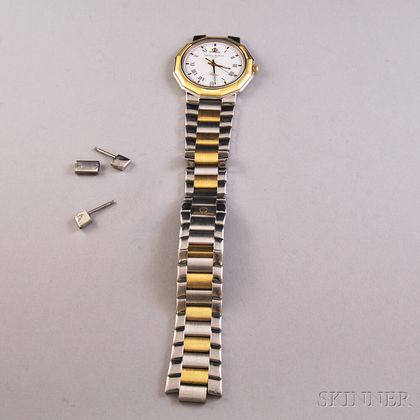 Gentleman's Baume & Mercier "Riviera" Bicolor Stainless Steel Wristwatch