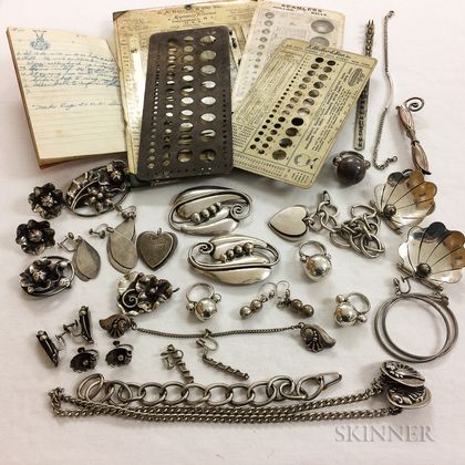 Group of Walter Meyer Sterling Silver Jewelry