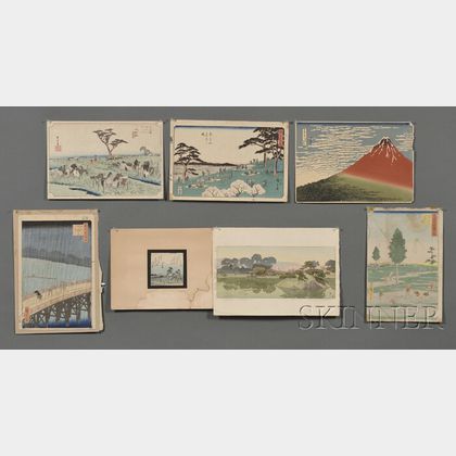 Seven Woodblock Prints
