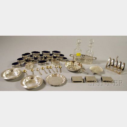 Group of Small Mostly Sterling Silver Tableware