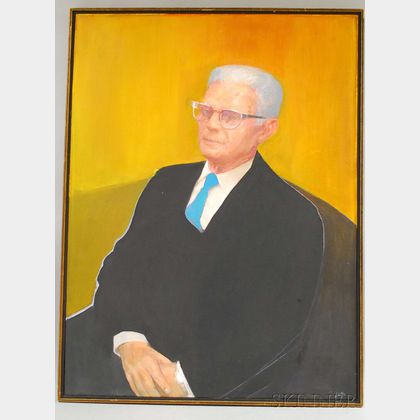 Jack Wolfe (American, 1924-2007) Portrait of Mr. Isaac Kibrick