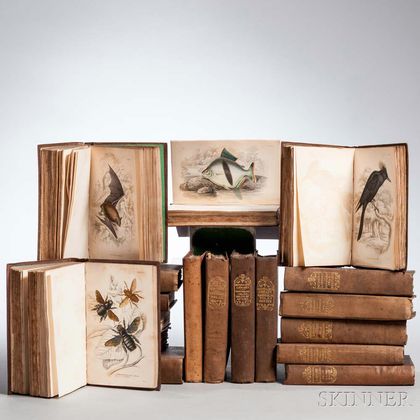Jardine, Sir William (1800-1874) The Naturalist's Library , Mixed Sets, Eighteen Volumes.