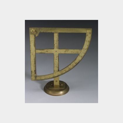 Lacquered-Brass Quadrant