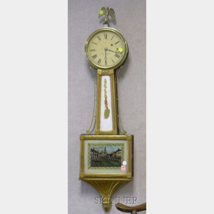 Mahogany Patent Timepiece or "Banjo" Clock