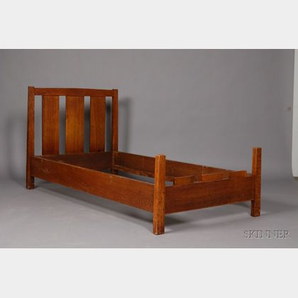 Attributed to Gustav Stickley Twin Bed