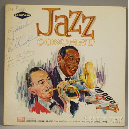 Duke Ellington Autographed Record Album Jazz Concert