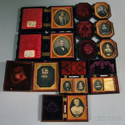 Ten Assorted Daguerreotype Portraits