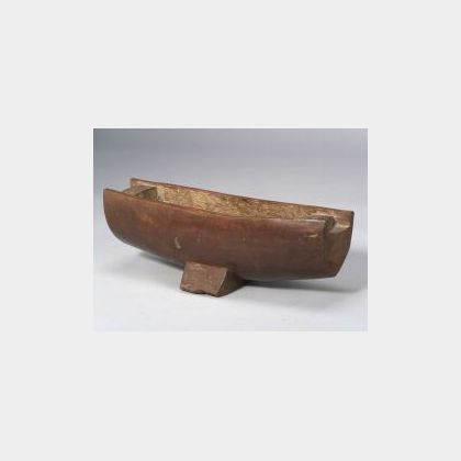 Polynesian Carved Wood Bowl