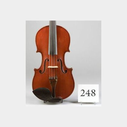 French Violin, Emile Blondelet, Paris, 1921