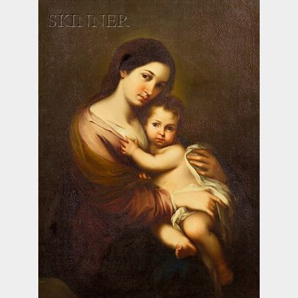 After Bartolomé Esteban Murillo (Spanish, 1618-1682) Madonna and Child
