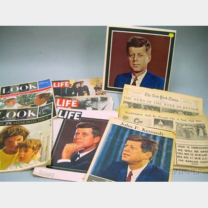 Group of President John F. Kennedy Memorabilia