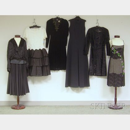 Six Vintage Dresses
