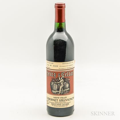 Heitz Cabernet Sauvignon Marthas Vineyard 1989, 1 bottle 