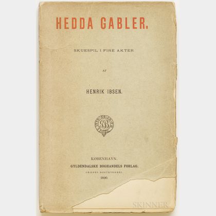 Ibsen, Henrik (1828-1906) Hedda Gabler , First Edition.