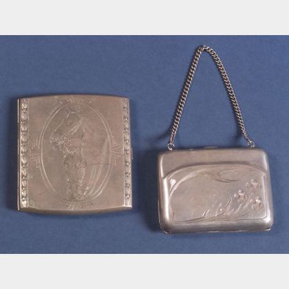 Two Russian Silver Cases