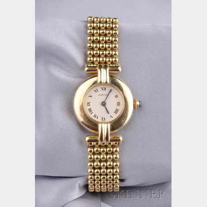 Lady's 18kt Gold Wristwatch, Cartier, 