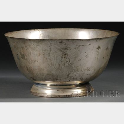 Watson Sterling Revere-style Punch Bowl