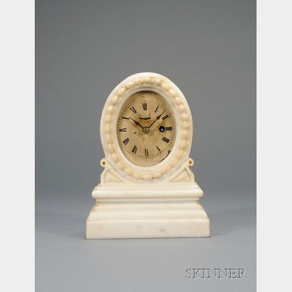 Onyx Miniature Mantel Clock by Samuel Emerson Root