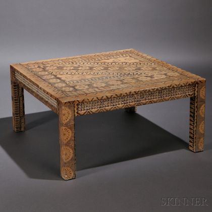 Attributed to Karl Springer (1930-1991) Low Table 