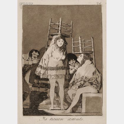 Francisco de Goya (Spanish, 1746-1828) Ya tienen asiento