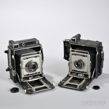 Two Crown Graphic Cameras