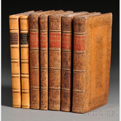 Leland, John (c. 1503-1552) Antiquarii de Rebus Britannicis Collectanea. Ex Autographis Descripsit ediditque Tho. Hearnius