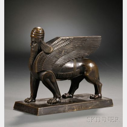 Bronze Figure of an Assyrian Guardian