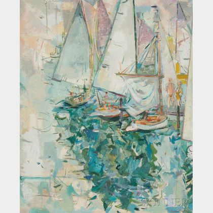 Francis Chapin (American, 1899-1965) Under Sail