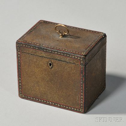Mother-of-pearl-decorated Tea Caddy