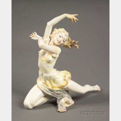 Hutschenreuther Porcelain Figure of a Dancer