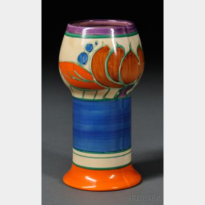 Clarice Cliff Fantasque Ware Vase