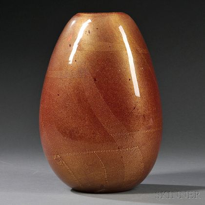 Italian Art Glass Vase 