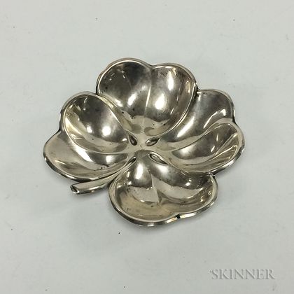 Reed & Barton Sterling Silver Clover-form Dish