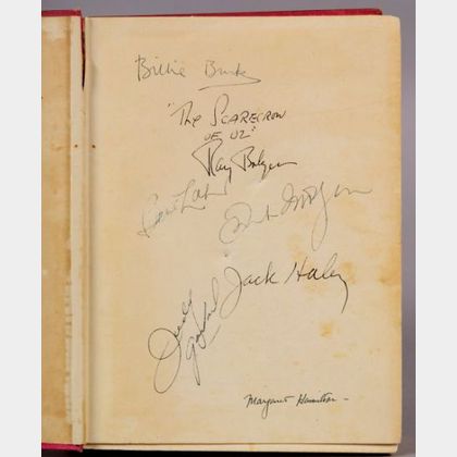 Baum, L. Frank, (The Wizard of Oz, Cast Signed)