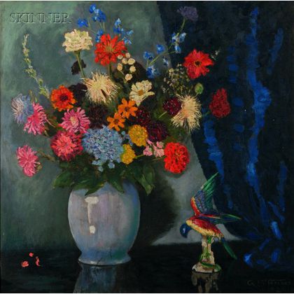 Attributed to Grace McFarland (American, fl. 1929) Floral Still Life