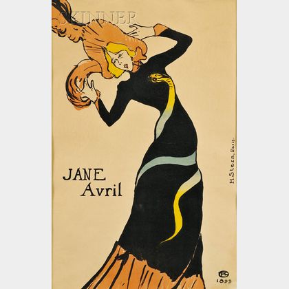 Henri de Toulouse-Lautrec (French, 1864-1901) Jane Avril
