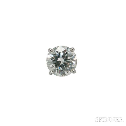 Single Platinum and Diamond Earring, Tiffany & Co.