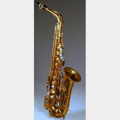 French Alto Saxophone, Selmer Company, Paris, 1956, Model Mark VI