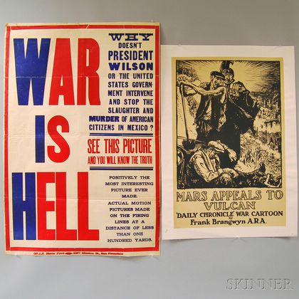Two U.S. WWI Era Lithograph Posters